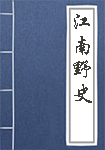 《江南野史》封面